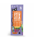 Schesir Stix Treat Variety Pack 6x15g - Mixed Flavors: Chicken,Duck & Salmon