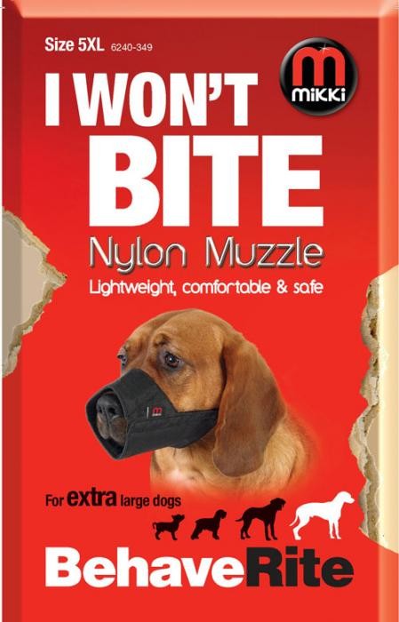 NYLON DOG MUZZLE XL