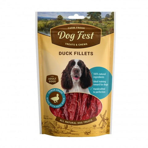 Dog Fest Duck fillets for adult dogs - 90g