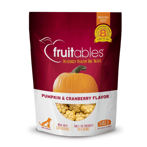 Fruitables Dog Treats Pumpkin & Cranberry 198gr (4606015602741)