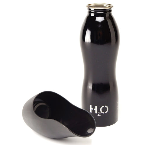 H2O4K9 Dog Water Bottle -Black (4612077125685)