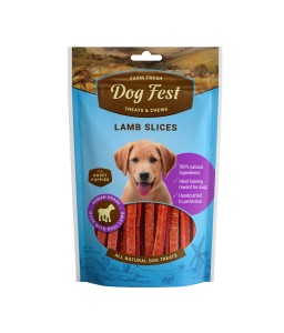 Dog Fest Lamb Slices For Puppies - 90g (3.17oz)