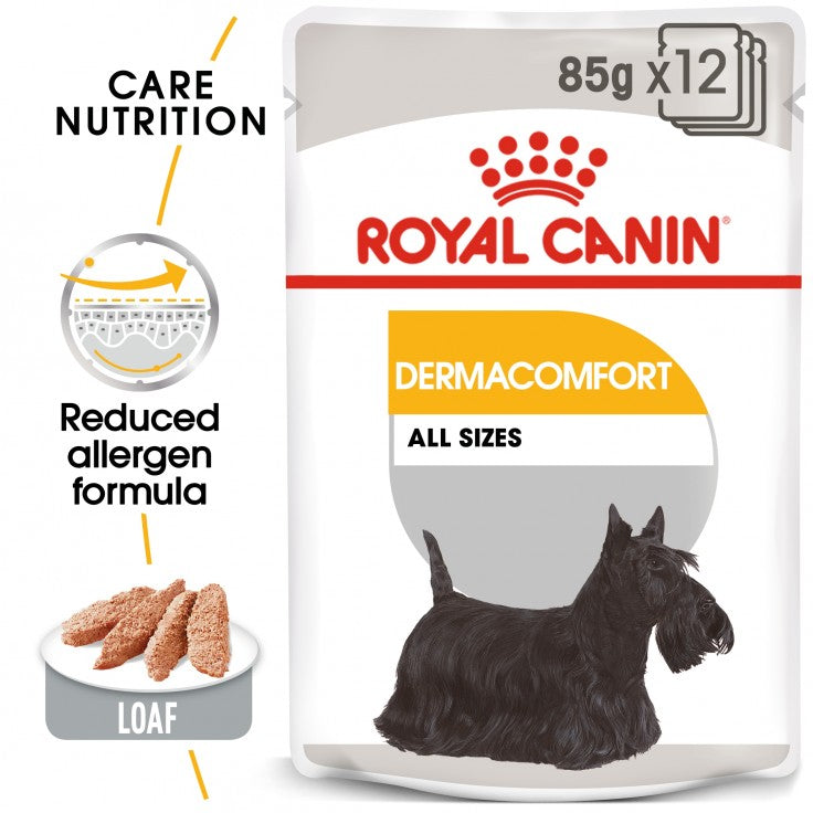 CANINE CARE NUTRITION DERMACOMFORT (WET FOOD) - 12 POUCHES