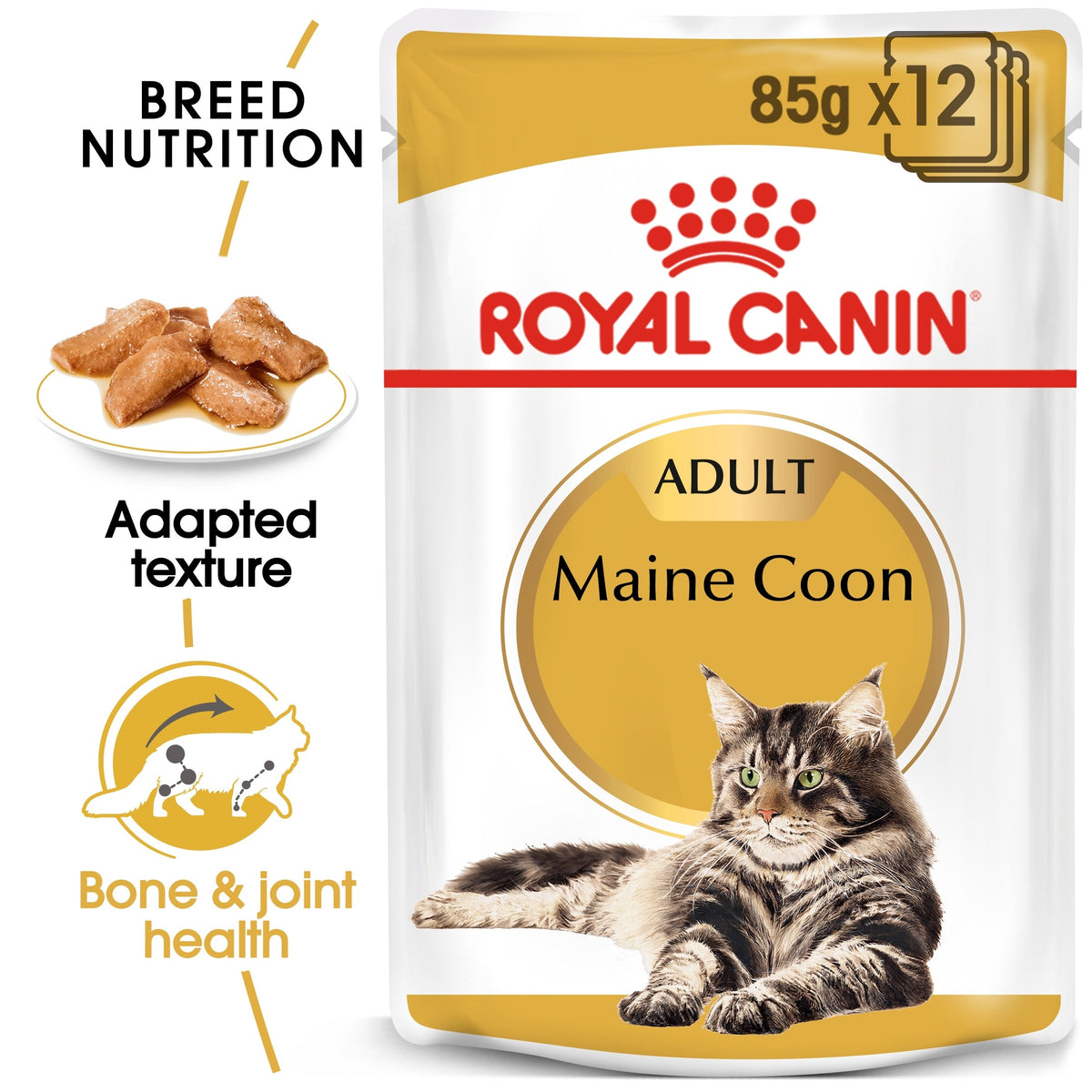 FELINE BREED NUTRITION MAINE COON (WET FOOD - POUCHES) (4598986211381)