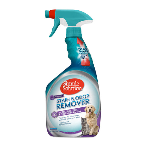 Pet Stain & Odor Remover, Floral Fresh Scent 32 OZ
