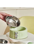 Diamond Bear Pet Stainless Steel Bowl