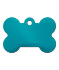 ID Tag - Bone Aluminum Turquoise