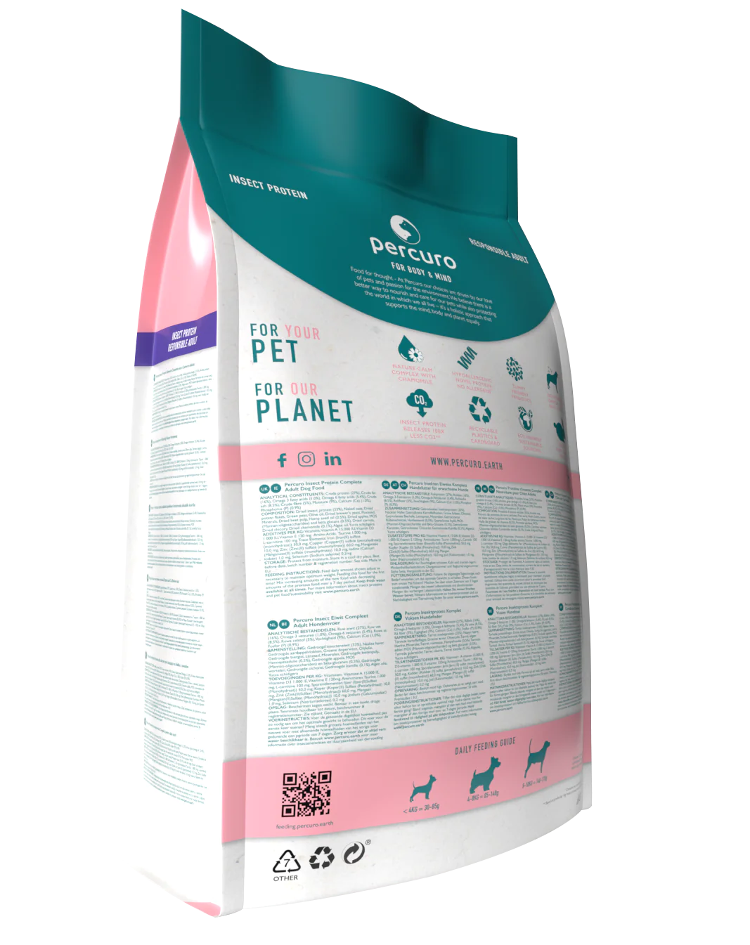 Percuro Insect Protein Adult Small Breed Dog Food 6KG