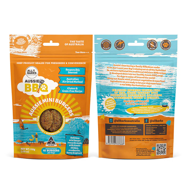 All Barks Aussie Mini Burger
