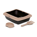 BIRBA KIT (Litter Box + Scoop + Bowl) - Tan