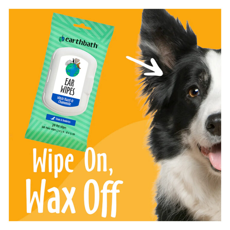 *Earthbath Ear Wipes (Witch Hazel & Chamomile) - 30 Wipes