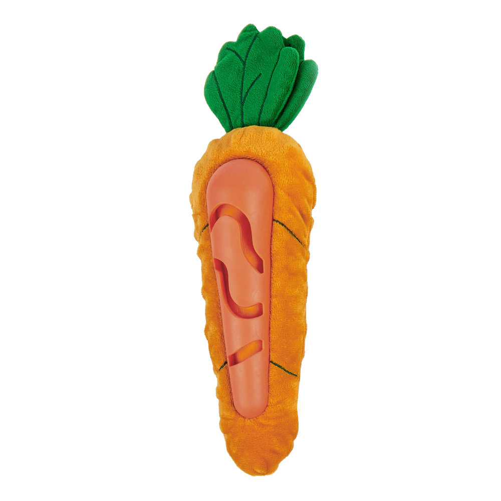 FOFOS Cute Carrot Treat Dispensing Dog Toy