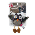 *Owl Catch & Scratch Eco line with Slivervine Leaves and Leatherette