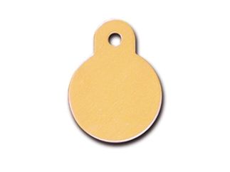 ID Tag Circle Small Anodized