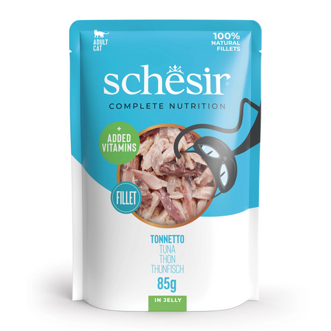 *Schesir Cat Pouch Jelly Tuna 85gm