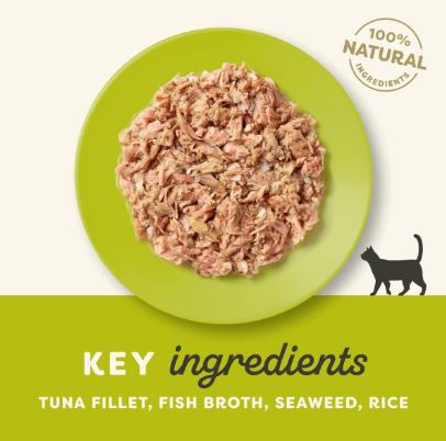 *Applaws Tuna Fillet with Seaweed in Broth Wet Cat Food Tin