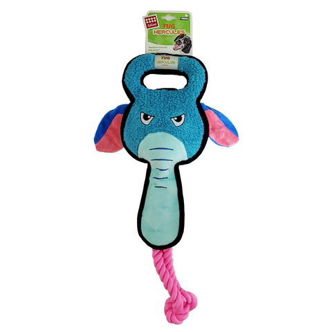 *GiGwi Tug Hercules Squeaker Inside Dog Toy - Elephant
