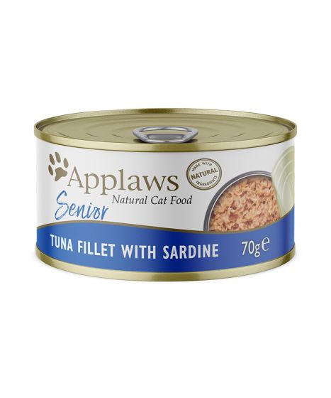*Applaws Cat Senior Tuna with Sardines 70g Tin