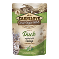 Carnilove Duck enriched with Catnip for Adult Cats Wet Food Pouch 85g