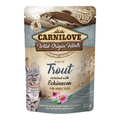 Carnilove Trout enriched with Echinacea for Adult Cats Wet Food Pouch 85g