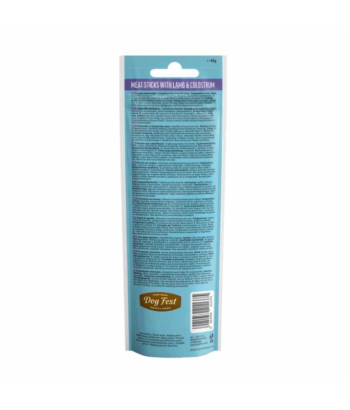 Dog Fest Lamb Stick With Colostrum 45g