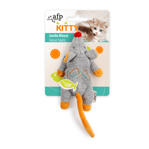 *Kitty - Jumbo Mouse - Grey