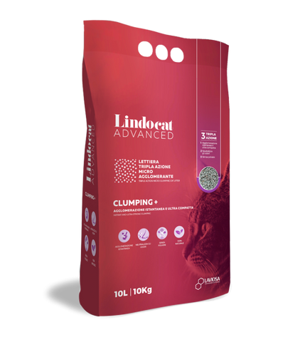 Natural Bentonite Lindocat Advanced Clumping + 10 L (Fragrance Free)