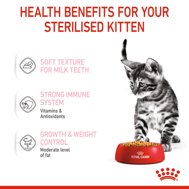 Feline Health Nutrition Kitten Sterilised Jelly (WET FOOD) - 12 POUCHES