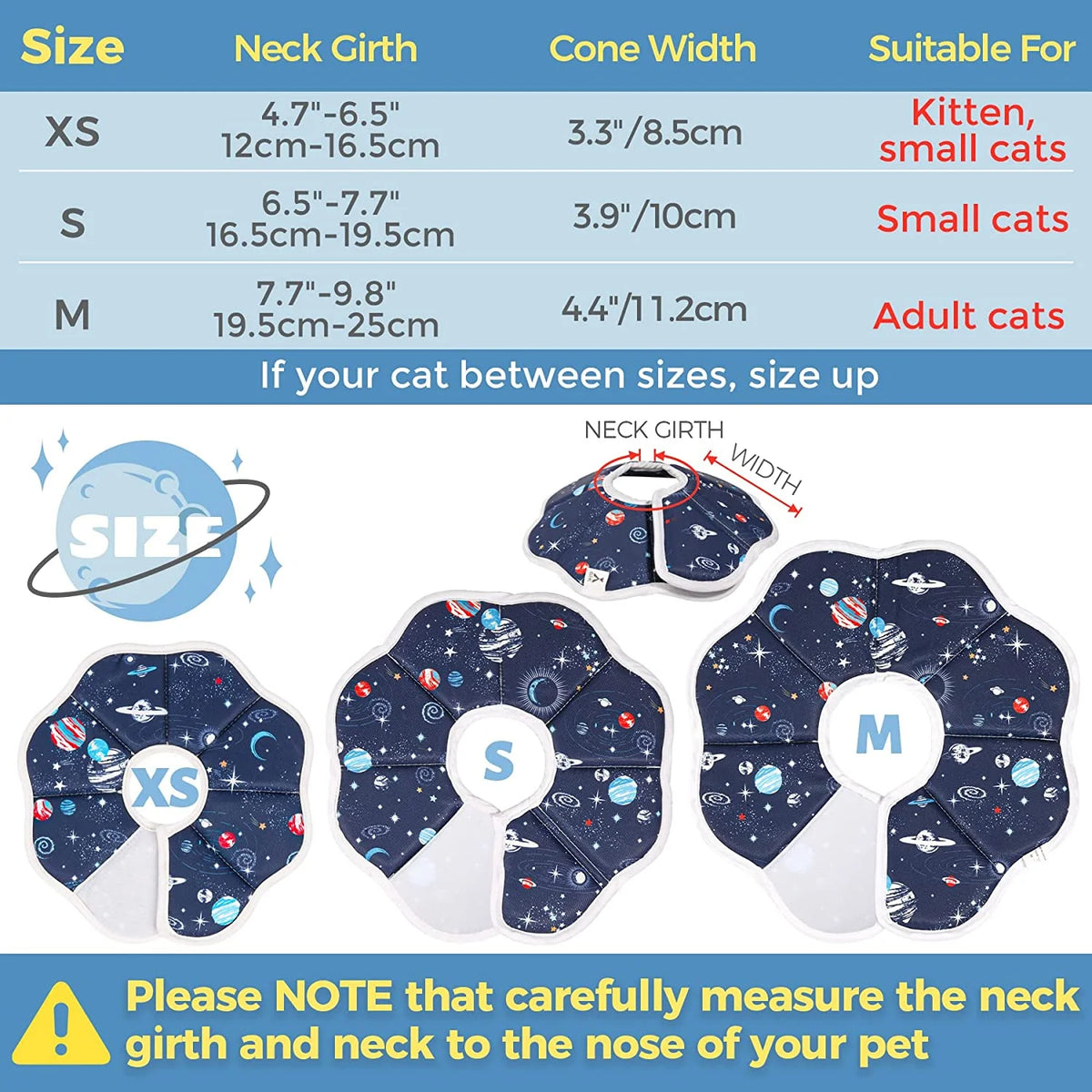 *ComSaf Cat Recovery Collar - XS