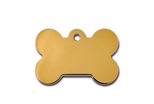 *ID Tag - Bone Brass