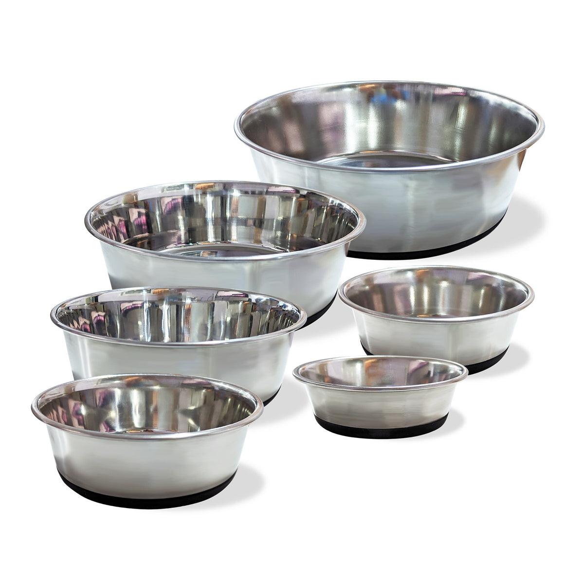 Saluki Steel Bowl (Black)