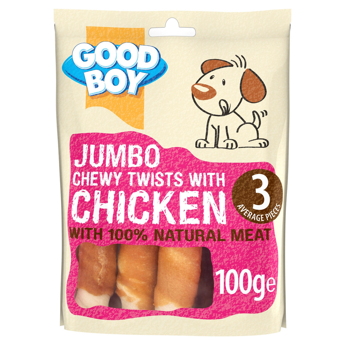 *JUMBO CHICKEN CHEWY TWISTS