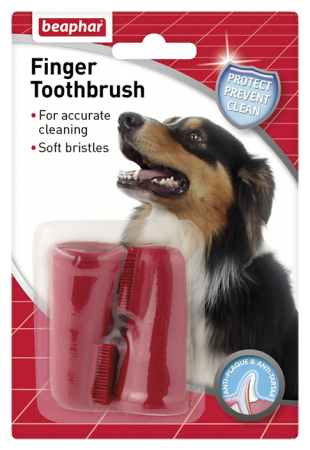 *FINGER TOOTHBRUSH - 2 PCS
