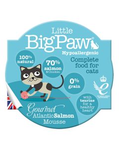 Little Big Paw Cat Gourmet Salmon Mousse (4597457354805)