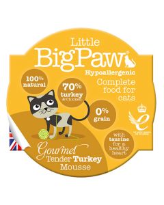 Little Big Paw Cat Gourmet Turkey Mousse (4597457846325)