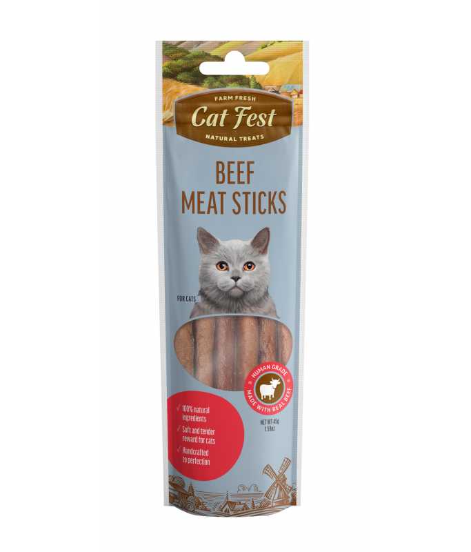 Cat Fest Meat Sticks Beef For Cat