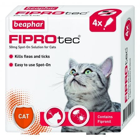 FIPROTEC FOR CAT - 4 PIPETTES (4589670957109)