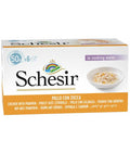 *Schesir Cat Multipack Can-Wet Food Chicken Rice Natural Style-6x50g
