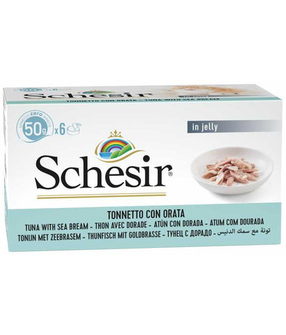 Schesir Cat Multipack Can Tuna With Seabream-6x50g