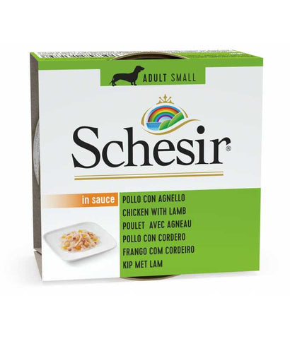 Schesir Dog Wet Food Can-Chicken With Lamb 85g