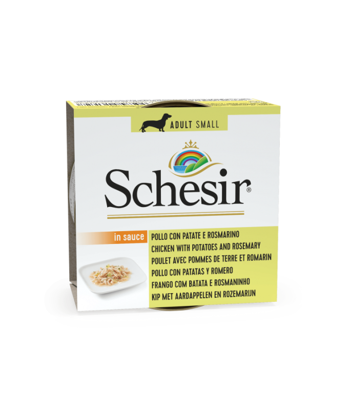 Schesir Dog Wet Food Can-Chicken With Potatoes And Rosemary 85g