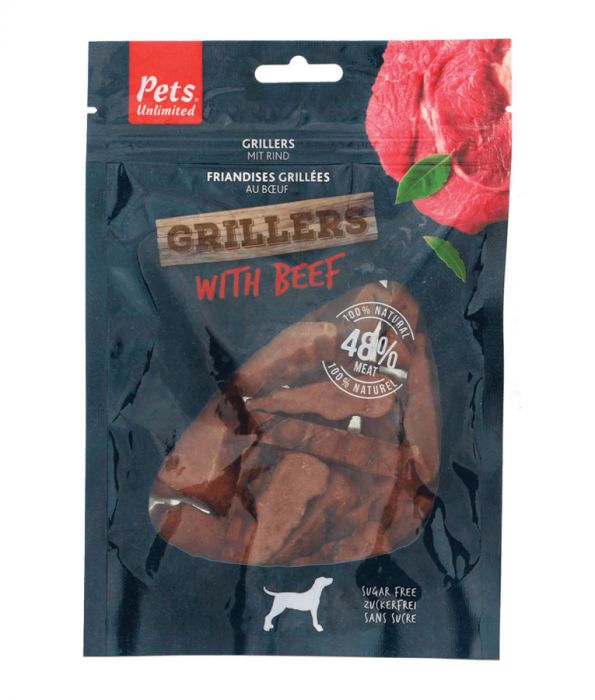 Pets Unlimited Grillers with Beef