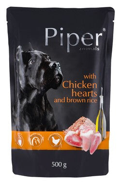 Piper with Chicken Hearts & Brown 500g