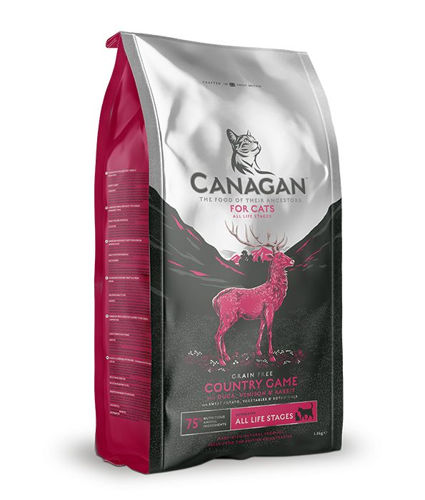 Canagan Country Game for Cats Dry Food (4 KG)