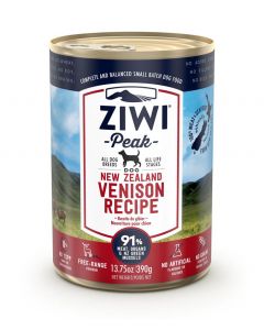 ZiwiPeak Venison Recipe Canned Dog Food (390g) (4597579186229)