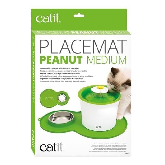 CAT IT PEANUT PLACEMAT GREEN - MEDIUM (4611963256885)