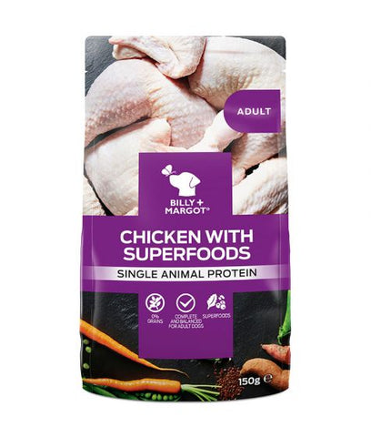 Billy & Margot Adult Chicken with Superfoods Pouch