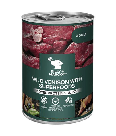 Billy & Margot Wild Venison with Superfoods Can