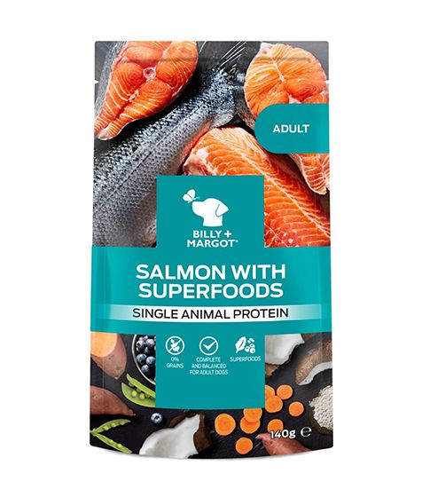 Billy & Margot Adult Salmon with Superfoods Pouch