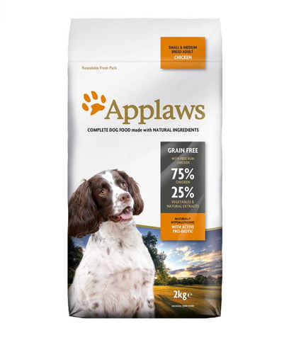 Applaws Dog Adult Chicken Small & Medium (2KG)
